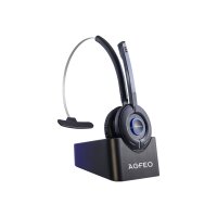 AGFEO Dect Headset IP, schnurloses Headset. ?Anschlussart: über DECT IP-Basis ?Mikrofon-Stummschaltu