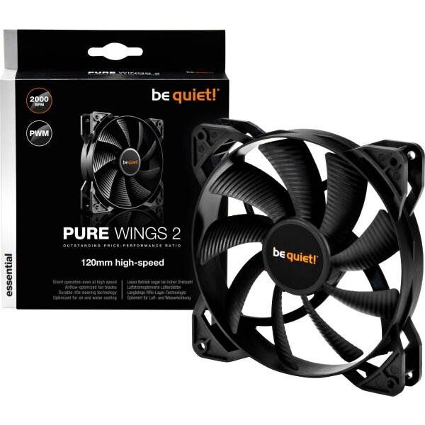 BE QUIET Lüfter be quiet! 120*120*25  Pure Wings 2 High-Speed PWM