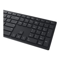 DELL Pro KM5221W - Tastatur-und-Maus-Set - kabellos - 2.4 GHz - QWERTZ - Deutsch - Schwarz