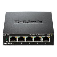 D-LINK Switch / 5x10/100/1000TX ohne Lüfter NEU