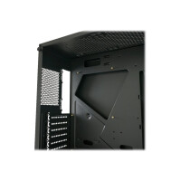 LC-POWER Gaming 800B Interlayer X - Tower - ATX - ohne Netzteil - Schwarz - USB/Audio