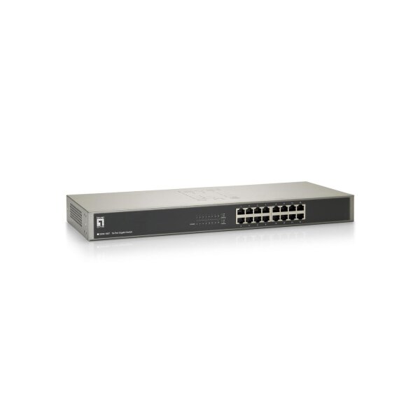 LEVEL ONE LevelOne - GSW-1657 16-Port 19"" Unmanaged Gbit Ethernet Switch