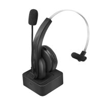 LOGILINK Bluetooth Headset, Mono, with charging stand