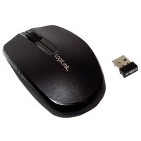 LOGILINK Maus LogiLink® Cordl. opt. USB 1600dpi/2,4 GHz [bk]