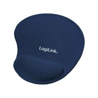 LOGILINK Mauspad LogiLink mit Gel-Handballenauflage Silikon blau