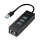 LOGILINK USB 3.0 3-Port Hub LogiLink mit Gigabit Adapter