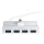 LOGILINK USB 3.0 HUB 4-port für iMac, Aluminium