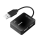 Logilink USB-Hub "Smile" 4-Port ohne Netzteil schwarz