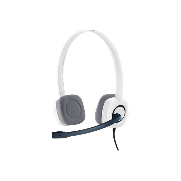 LOGITECH H150 Stereo Headset analoge 3,5mm Klinke cloud white