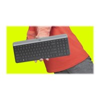 LOGITECH MK470 Slim Combo - kabelloses Tastatur-Maus-Set schwarz