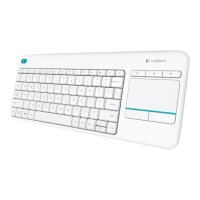 LOGITECH Wireless Keyboard K400 Touch Plus White (DE)