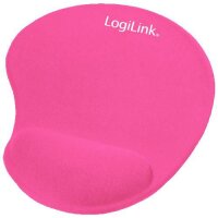 Mauspad LogiLink Silcon Wrist pink