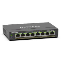 NETGEAR GS308EPP 8-Port-Gigabit-Ethernet-Hochleistungs-PoE + Smart Managed Plus-Switch, PoE Budget 1