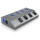 RAIDSONIC Adapter ICY-BOX USB 3.0 Hub, 4x USB Type-A Anschlüsse, An-/Ausschalter für jeden Port