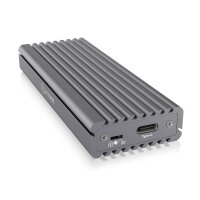 RAIDSONIC ICY BOX IB-1817M-C31 Externes Gehaeuse fuer M.2 NVMe SSD mit USB3.1 Type-C bis zu 10Gbits