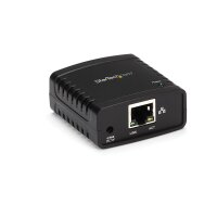 STARTECH.COM 10/100 Mbit/s Ethernet auf USB 2.0 Netzwerk LPR Printserver - USB Druckserver / Print S
