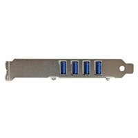 STARTECH.COM 4 Port PCI Express USB 3.0 SuperSpeed Schnittstellenkarte mit UASP - SATA Strom - PCIe