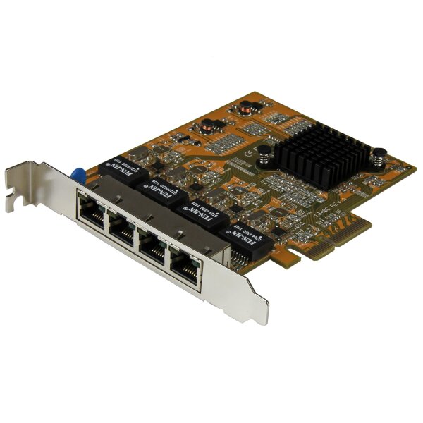 STARTECH.COM 4 Port PCIe Gigabit Netzwerkkarte - Quad Port PCI Express GbE NIC
