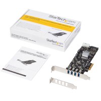 STARTECH.COM 4 Port USB 3.0 SuperSpeed PCI Express Schnittstellenkarte mit 4 5Gb/s Kanälen und UASP