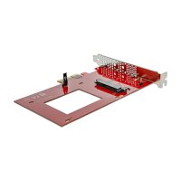 STARTECH.COM U.2 auf PCIe Adapter für 6,35cm 2,5Zoll U.2 NVMe SSD - SFF 8639 - 4xPCI Express3.0 - NV