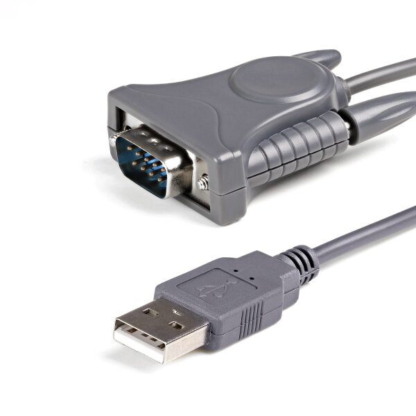 STARTECH.COM USB 2.0 auf Seriell RS232 / DB9 / DB25 Adapterkabel - St/St - USB zu Seriell Adapter/ K
