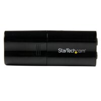 STARTECH.COM USB Audio Adapter  - USB auf Soundkarte in Schwarz - Soundcard mit USB (Stecker)