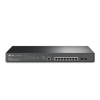 TP-LINK JetStream" 8-Port 2.5GBASE-T and 2-Port 10GE SFP+ L2+ Managed Switch with 8-Port PoE+