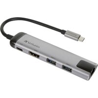 VERBATIM USB-C HUB Adapter USB 3.1 GEN 1/ USB 3.0 x 2...