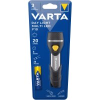VARTA Day Light Multi LED F10 Taschenlampe mit 5 x 5mm LEDs