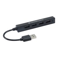 CONCEPTRONIC USB-Hub 4Port USB2.0 schwarz