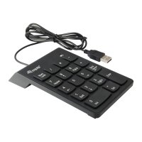 EQUIP USB Nummernblock Keypad 245205, Plug-and-Play, schwarz