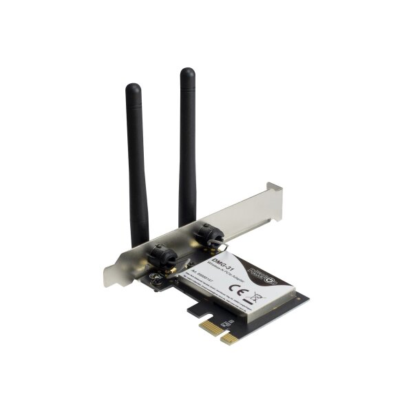 INTERTECH Inter-Tech Wireless-N PCle Adapter DMG-31 300Mbps retail