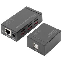 DIGITUS 4 Ports USB 2.0 Hub & Extender 50M for use with Cat5/5e/6 UTP STP SFT cable