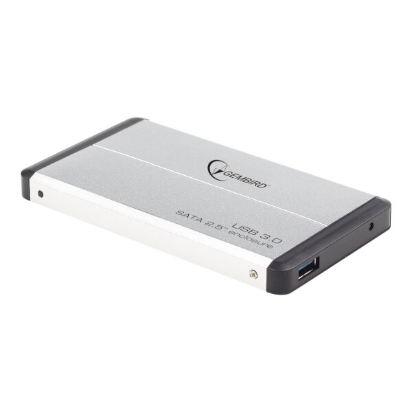 GEMBIRD - Speichergehäuse - 2,5" (6,4cm) - SATA 3Gb/s - USB 3.0 - Silber