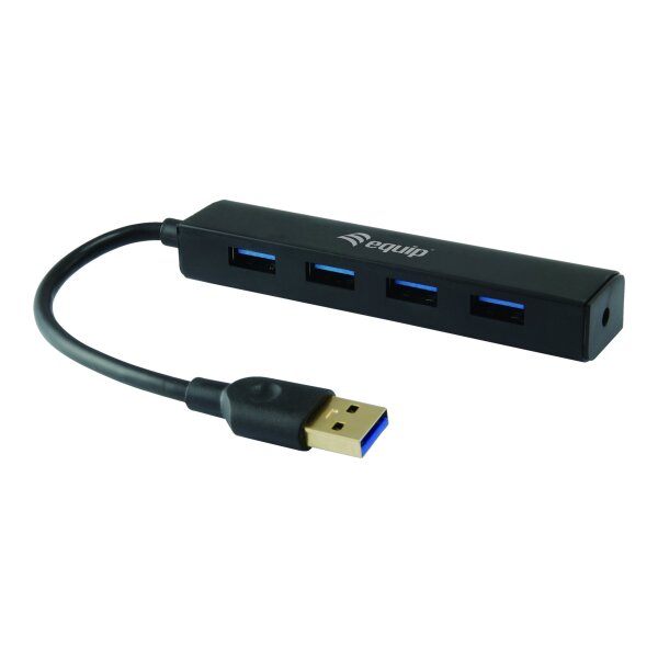 EQUIP USB-Hub 4Port USB 3.0, schwarz