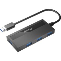 DIGITAL DATA EQUIP USB-Hub USB 3.0 mit USB-C Adapter   4...