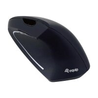 EQUIP Ergonomic Maus wireless Links und Rechtshänder schwarz