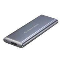 CONCEPTRONIC SSD Gehäuse M.2  USB3.0 SATA grau