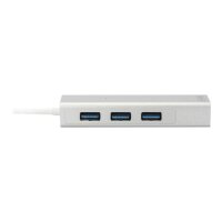DIGITUS USB 3.0 3-Port HubundLAN-Adapt