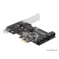 DELOCK PCI Express Karte zu 2 x intern USB 3.0 Pfostenstecker