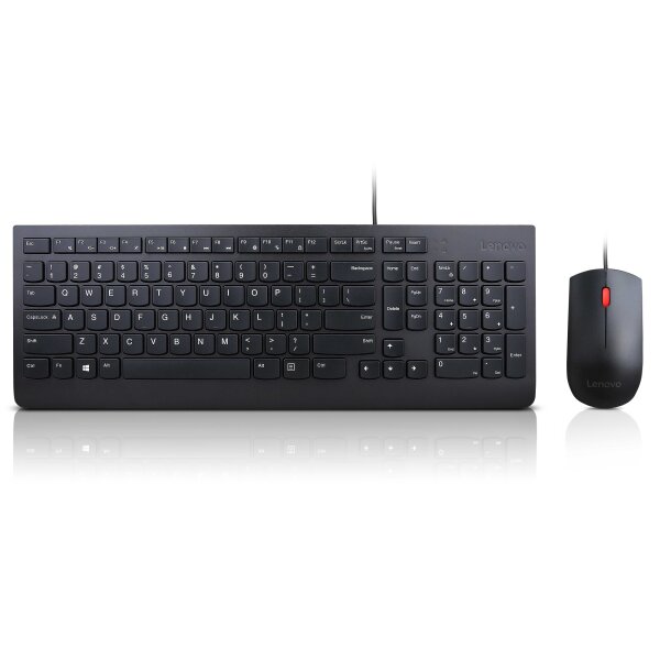 LENOVO Essential Wired Keyboard and Mouse Combo - German