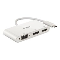 D-LINK USB-C 3-Port Video Adapter mit HDMI &...