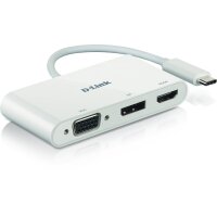 D-LINK USB-C 3-Port Video Adapter mit HDMI &...
