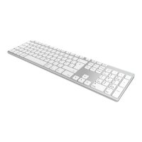 KEYSONIC KSK-8022BT (DE) Aluminium Full-Size Tastatur...
