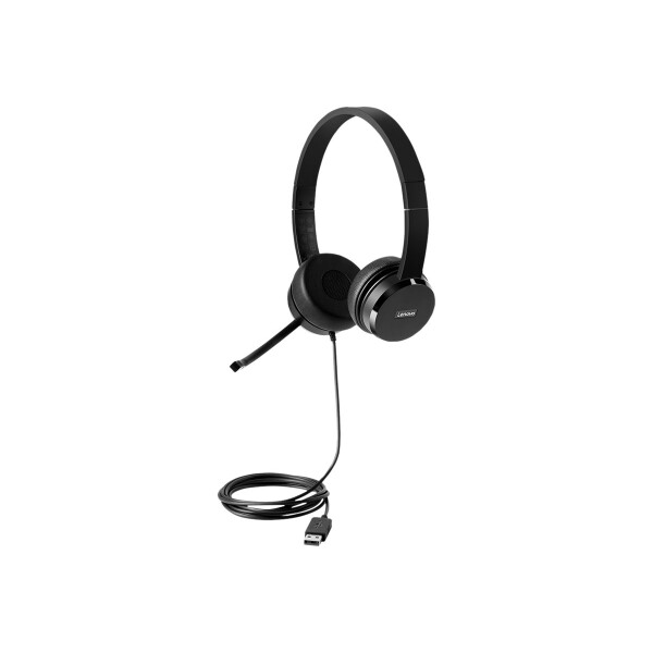 LENOVO 100 - Headset - On-Ear - kabelgebunden - Schwarz