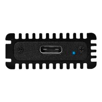 LOGILINK Geh.  (M.2 PCIe NVMe) USB 3.2 Black ALU