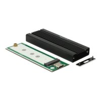 DELOCK Externes Gehäuse für M.2 NVMe PCIe SSD mit SuperSpeed USB 10 Gbps USB 3.1 Gen 2 USB Type-C Bu