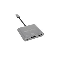 TERRATEC USB Type-C Adapter mit USB-C PD HDMI USB 3.0 Port