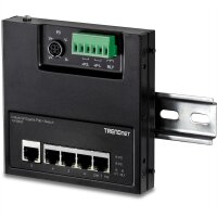 TRENDNET Industrie Switch 5 Port Gbit Unman. PoE+ FA Metal