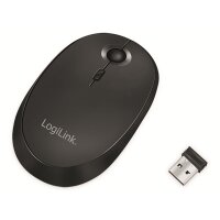 LOGILINK Maus Funk & Bluetooth,2.4GHz,800/1200/1600dpi,schw.